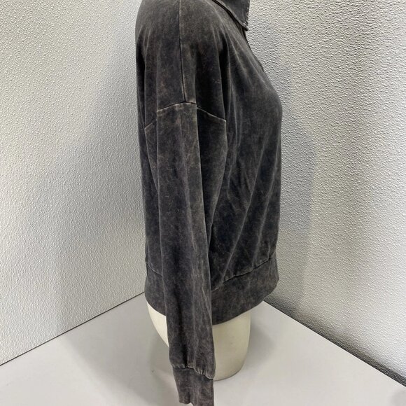 Hard Tail Forever Mineral Wash Half-Zip Shirt • Size XL • Grey • Collared Pullov - Picture 2 of 10
